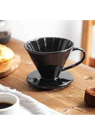 Epinox FSS-2 Seramik Kahve Demleme Dripper Siyah