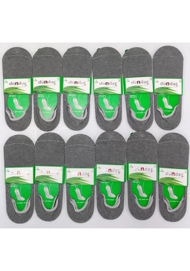 Dündar Plus 5541 Erkek Bambu Silikonlu Babet Çorap 12 Adet 001