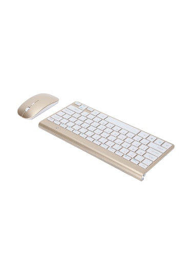 Ximistore9 78 Tuşlu 2.4g Kablosuz Klavye Fare Seti, Ergonomik Tasarım, Dürtüye Hızlı Tepki, Piyano Sınıfı Boya, Kaymazsız Ayak, Ev Ve Ofis Kullanıma Uygun, Gümüş Renk Pil Dahil Değil