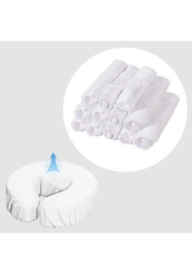 Ganzhoushop Yüz Suntek Masası Masaj Kapakları Beyaz Renkli 12 Adet