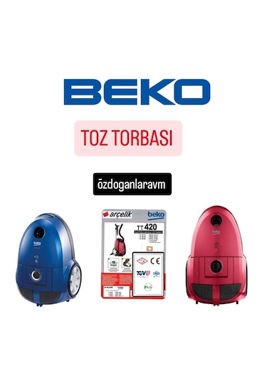 Beko Uyumlu Bks Toz Torbası 10 Adet Motor Filitresi 1