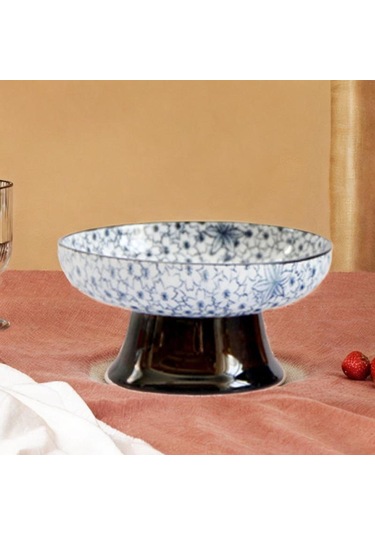 Suntek Tatlı Aperatif Tepsisi Masa Dekoru Ayaklı Çiçekler