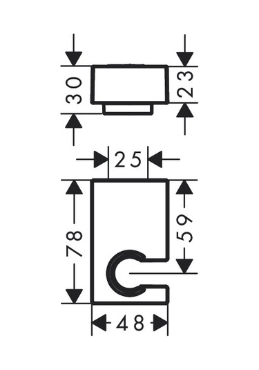 Hansgrohe Unıversal Dus Askısı Porter E Mat Bronz 28387140 Diğer