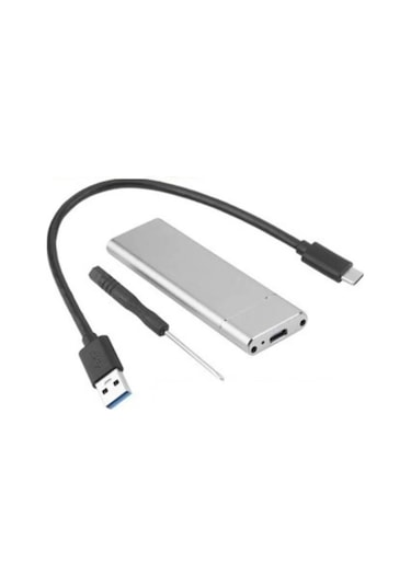 Maxgo 3015 M.2 Sata Ssd Ngff To Type C Usb 3.0 B-key Mini Çevirici Adaptör Harici Harddisk Kutusu