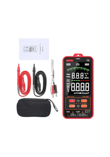 Njty T5 6000 Sayım True Rms Evrensel Siyah Dijital Multimetre