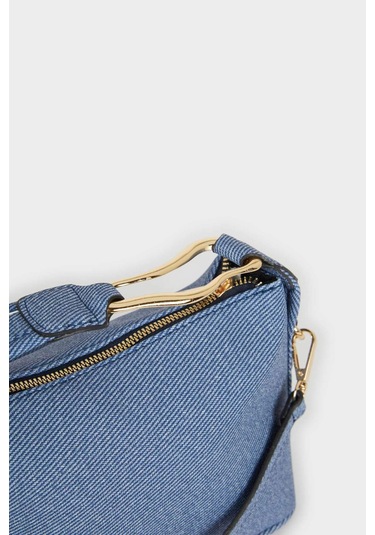 DeFacto Kadın El Jean Görünümlü Çantası E6977AXNSBE341 Mavi