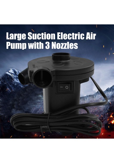 Yaozixa 12v Dc 48w Elektrikli Araç Zihni, Abs Malzeme Siyah Pompa, 3 Farklı Uç İle Hızlı Şarj