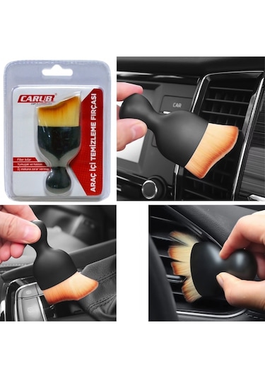 Carub Araç İçi Temizleme Fırçası Yumuşak Tüylü 10x4,5 Cm Br0922565