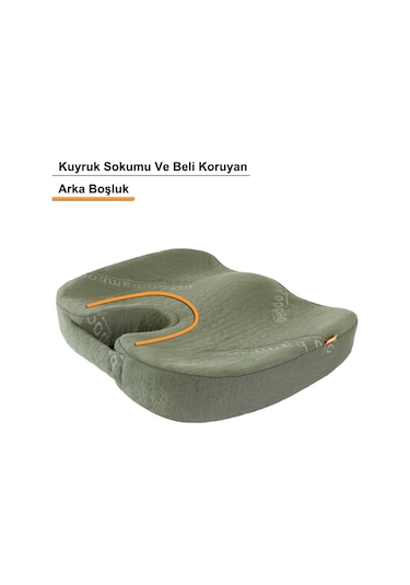 Beddo Bambu Serisi Ortopedik Minder Oturma Minderi