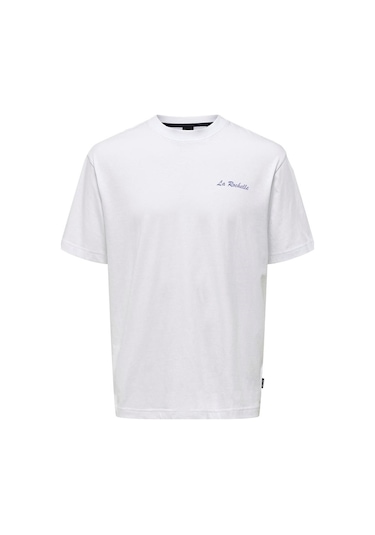 Only & Sons Onsmervyn Lıfe Rlx Summer Ss Tee 22029519 P.beyaz 001