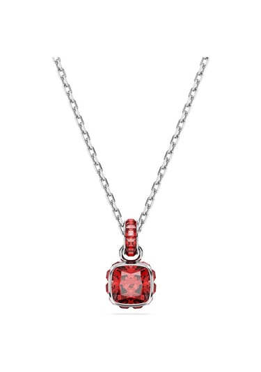 Swarovski 5652043 Kolye Birthstone:pend Jul Pendant Red/rhs Çok Renkli