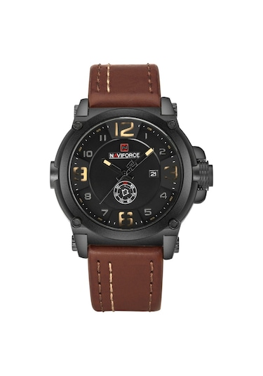 Erkek Saat Kuvars Hareketi Tarih Hafta Göstergesi İş Rahat Kol Saati Haki Diğer