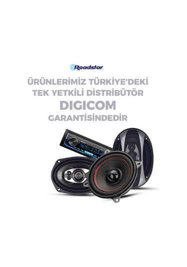 Roadstar Rda-8240 4000 Watt 4 Kanallı Amplifikatör 4 80w Rms