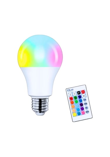 Rgb Çok Renkli E27 Led Ampul Kumandalı