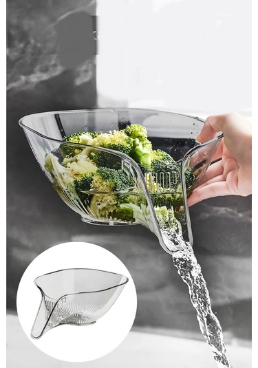 Periboia Tezgah Yanı Akrilik Mutfak Lavabo Süzgeci Çok Fonksiyonl Karışık Renkli