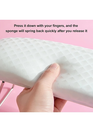 Willowhaven Pembe Tırnak Yastığı El Dinlendirici Profesyonel Manikür Koltuk Minderi