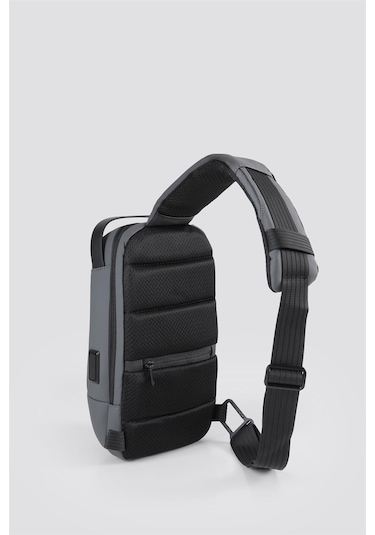 Ççs 51465 Tek Askılı Çapraz Çanta Gri