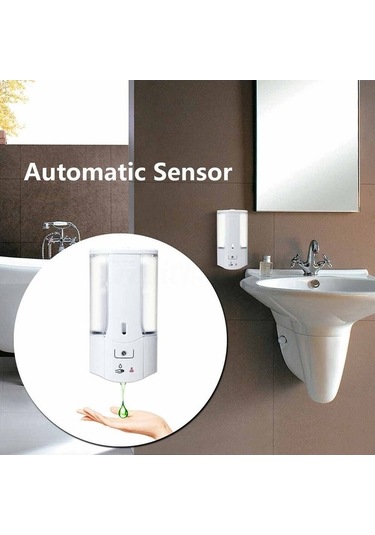 Bloomnest Lebıhmurah Bf822 Eıtgzwas 2020 400ml Temassız Köpüren El Sabunluk Dispenser Banyo/mutfak Duvara Monte Beyaz