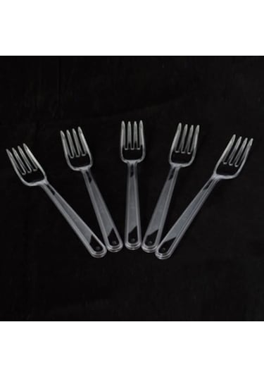 Lüks Plastik Çatal 50 Li