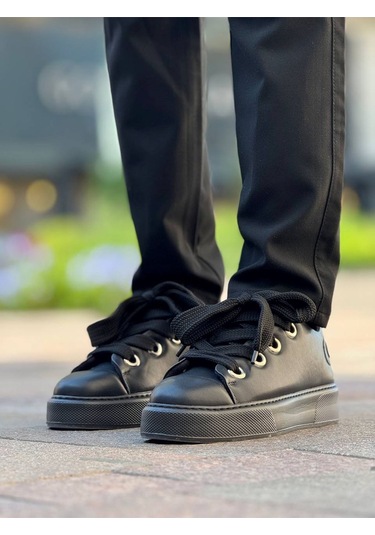 Ch2531 - Anjelino Erkek Ayakkabı Sıyah Çok Renkli