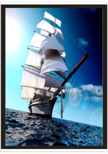 70X100Cm Dev Yelkenli Poster