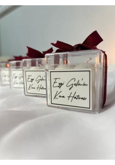 Hediyelik Mumlar Kurdelalı Buble Hediyelik Mum, Nikah Şekeri, Doğum, Sünnet, Düğün Nişan Söz 20 Adet