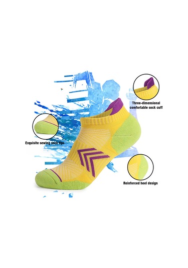 Kangvka Kadın Koşu Çorabı Pembe M Beden 1 Çift - Pamuklu, Elastik, Anti-kuru Pembe