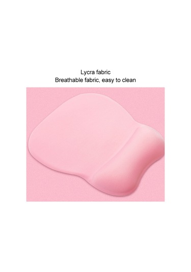 Montıan Mf-01 Oval Yavaş Ribaund Bellek Pamuk Yumuşak Bracer Mouse Pad Pembe