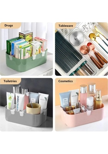 Çok Amaçlı Buzdolabı Raf Ayırıcı 10 Adet Çok Renkli