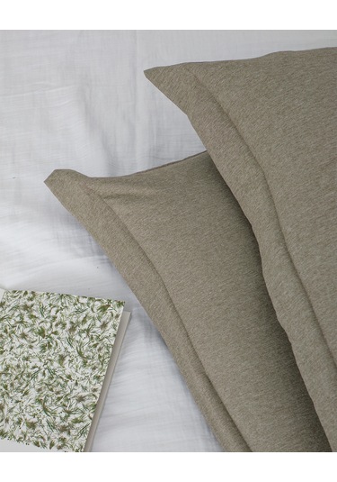 Madame Coco Meleni Tek Kişilik Comforter Set - Haki Çok Renkli