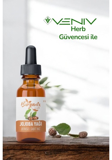 %100 Doğal Jojoba Yağı 20 Ml - Bitkisel Sabit Yağ 20 ML