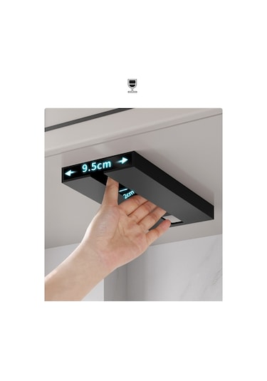 Yystore Şarap Bardağı Depolama Rafı Duvara Monte Aksesuarların Düzenlenmesi