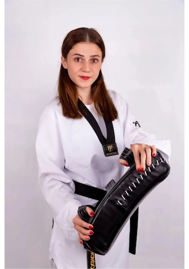 Haşado kırmızı Küçük Eğri Taekwondo, Kickboks, Karate, MMA Darbe Yastık Kırmızı