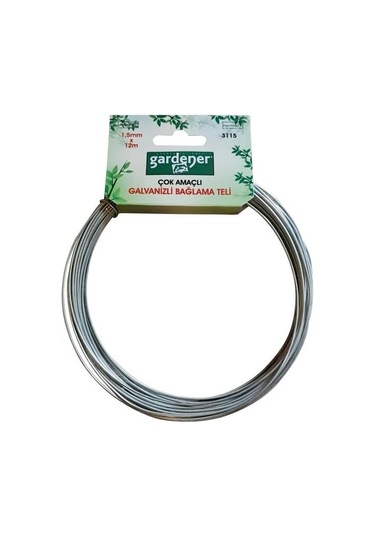 Gardener 3115 Galvanizli Çok Amaçlı Bağlama Teli 1,5mmx12m