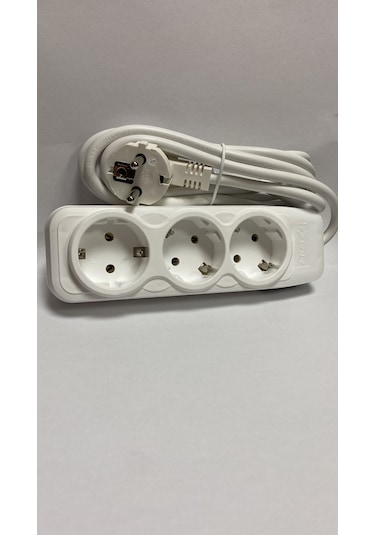 Far Elektrik 3'lü 5 Metre Grup Priz