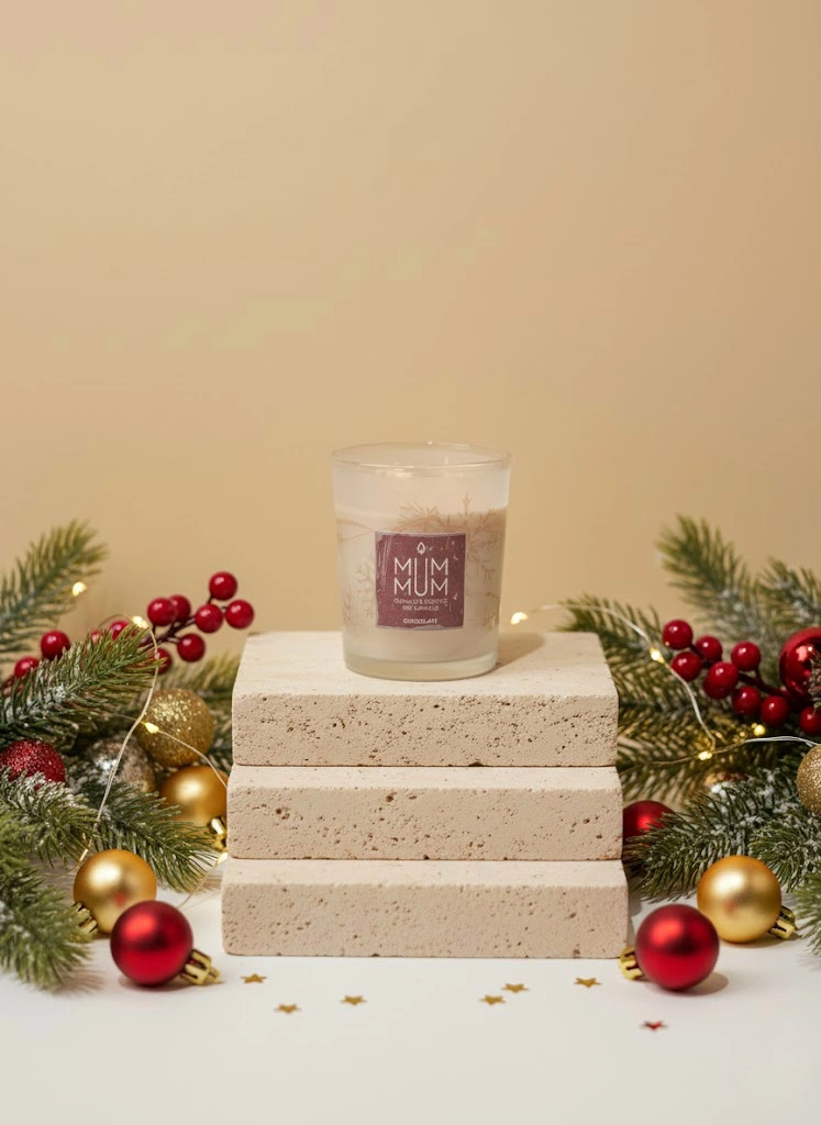 Lebron Çikolata Kokulu 100 Gr Doğal Soya Wax Mum Çok Renkli