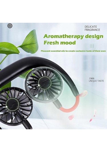 Torima F-04 Eller Serbest Boyuna Asılabilir Şarjlı 3 Kademeli Vantilatör Klima Soğutucu Fan Pembe