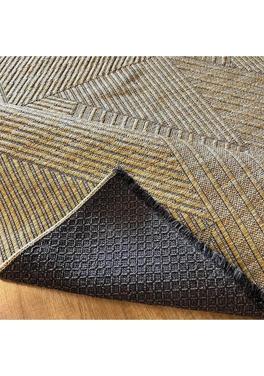 Hoom Rugs Mirel 7311 Yeşil Kaymaz Pamuklu Dekoratif Kilim