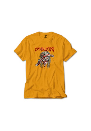 Cannibal Corpse Eyes Sarı Tişört Sarı