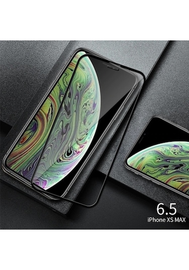 Iphone X Ekran Koruyucu 9D Tam Kaplayan Kavisli