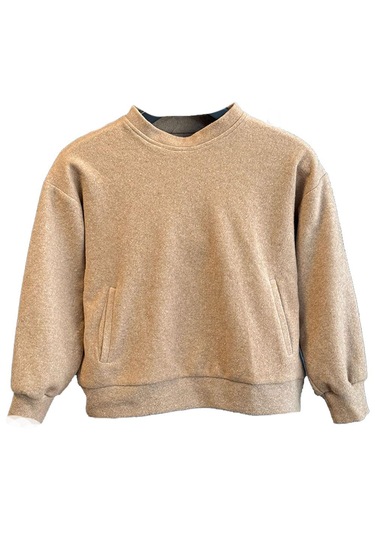 Soultextile Çocuk Sweatshirt Açık Kahverengi