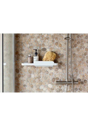 Brabantıa Mındset Fresh Whıte Banyo Rafı Ve Duş Sileceği Beyaz