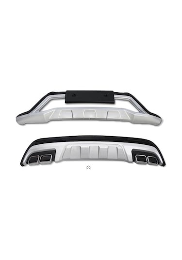 Autogp Hyundai Tucson Ön Arka Tampon Koruması Difüzör 2015 / 2017 Turbolu Modeller İçin Agp-grd-2691