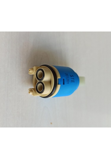 Stecell Ste-25 MM Ayaklı Çift Girişli Sıcak Soğuk Miks Kartuşu Mavi