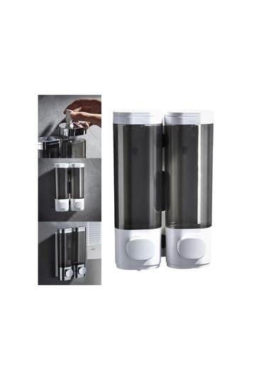 Suntek Manuel El Sabun Dispenseri Şampuan Ve Saç Çift-beyaz-600ml Çift Beyaz 600ml Diğer