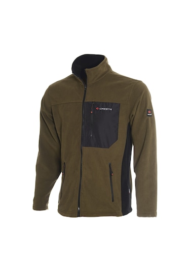 Cresta Outdoor Çift Renkli Mikro Polar Fermuarlı Erkek Ceket