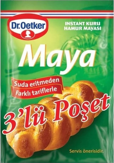 Kuru Maya 10 Gr 3'lü Paket