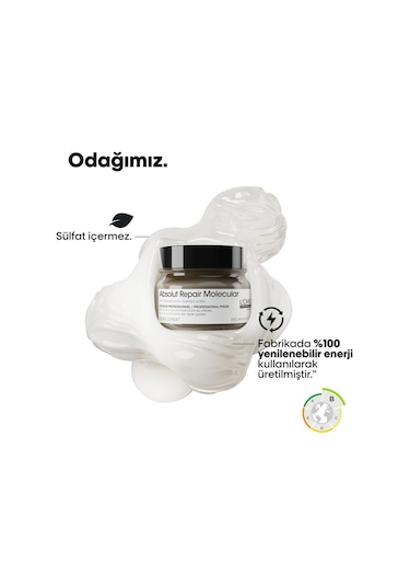 L'Oréal Professionnel Absolut Repair Molecular Yoğun Onarıcı Saç Maskesi 250 ML