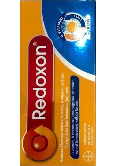 Redoxon 3'Lü Etki C Vitamini D Vitamini Çinko Efervesan 30 Tablet