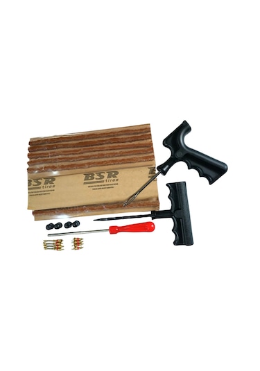 Dubleks Lastik Tamir Seti : 15 Adet 20cm Kalın Fitil , 3 Alet , Sibop Iğnesi Ve Kapak Ilave